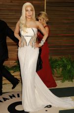 LADY GAGA at Vanity Fair Oscar Party in Hollywood