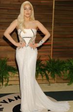 LADY GAGA at Vanity Fair Oscar Party in Hollywood