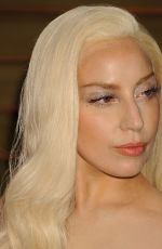 LADY GAGA at Vanity Fair Oscar Party in Hollywood