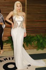 LADY GAGA at Vanity Fair Oscar Party in Hollywood