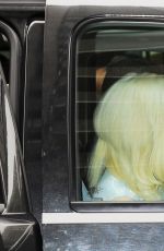 LADY GAGA Leaves Her Hotel in Manhattan