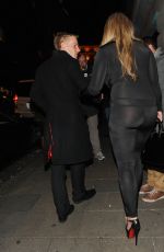 LAUREN GOODGER at Novikov Restaurant in London