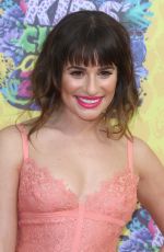 LEA MICHELE at 2014 Nickelodeon’s Kids’ Choice Awards in Los Angeles