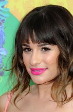 LEA MICHELE at 2014 Nickelodeon’s Kids’ Choice Awards in Los Angeles