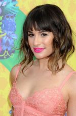 LEA MICHELE at 2014 Nickelodeon’s Kids’ Choice Awards in Los Angeles