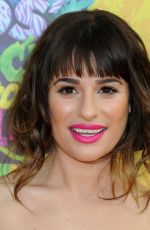 LEA MICHELE at 2014 Nickelodeon’s Kids’ Choice Awards in Los Angeles