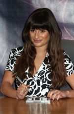LEA MICHELE at CD Louder Signing at Barnes and Noble at the Grove in Los Angeles