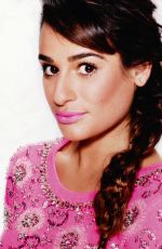 LEA MICHELE in Seventeen Magazine, April 2014 issue