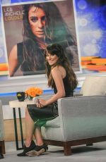 LEA MICHELE on the Set of Good Morning America in New York