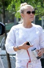 LEANN RIMES at a Baseball Game in Calabasas