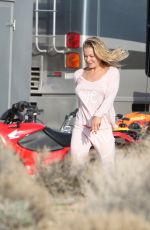 LEANN RIMES Camping in Mojave Desert