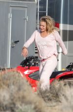 LEANN RIMES Camping in Mojave Desert