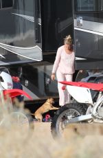 LEANN RIMES Camping in Mojave Desert