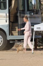 LEANN RIMES Camping in Mojave Desert