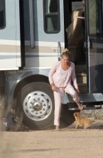 LEANN RIMES Camping in Mojave Desert
