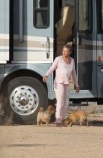 LEANN RIMES Camping in Mojave Desert
