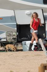 LEANN RIMES Camping in Mojave Desert