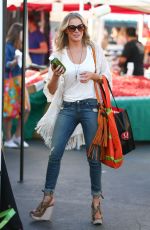 LEANN RIMES Shopping at Farmer