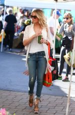 LEANN RIMES Shopping at Farmer