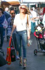 LEANN RIMES Shopping at Farmer