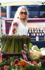 LEANN RIMES Shopping at Farmer