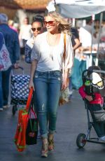 LEANN RIMES Shopping at Farmer