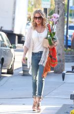 LEANN RIMES Shopping at Farmer