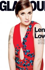 LENA DUNHAM in Glamour Magazine, April 2014 Issue