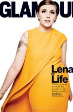 LENA DUNHAM in Glamour Magazine, April 2014 Issue