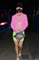 LILY ALLEN Leaves Groucho Club in London
