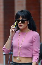 LILY ALLEN Leaves Mercer Hotel in New York