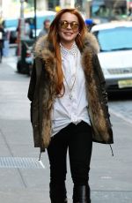 LINDSAY LOHAN Out and About in New York 2403