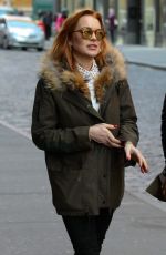 LINDSAY LOHAN Out and About in New York 2403