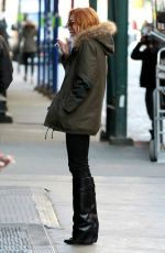 LINDSAY LOHAN Out and About in New York 2403