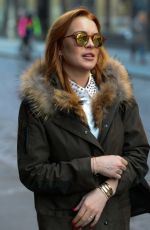 LINDSAY LOHAN Out and About in New York 2403