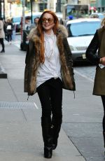 LINDSAY LOHAN Out and About in New York 2403