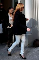 LINDSAY LOHAN Out and About in New York