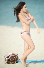 LISA OPIE in Bikini at a Beach in Miami