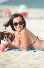 LISA OPIE in Bikini at a Beach in Miami