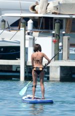 LUCY MECKLENBURGH in Bikini Paddleboarding in Miami