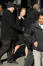 LUXY HALE, ASHLEY BENSON and TROIAN BELLISARIO Arrives at GMA inNew York