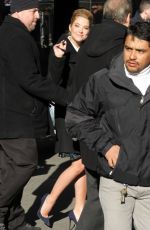LUXY HALE, ASHLEY BENSON and TROIAN BELLISARIO Arrives at GMA inNew York