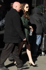 LUXY HALE, ASHLEY BENSON and TROIAN BELLISARIO Arrives at GMA inNew York