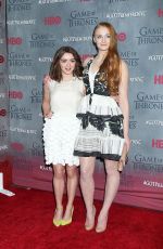 MAISIE WILLIAMS at Game of Thrones Fourth Season Premiere in New York