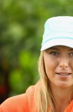 MARIA SHARAPOVA - Media Day Sony Open at Crandon Park Tennis Center