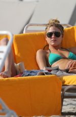 MARTHA HYNT in Bikini at a Beach in Miami