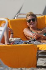 MARTHA HYNT in Bikini at a Beach in Miami
