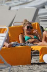 MARTHA HYNT in Bikini at a Beach in Miami