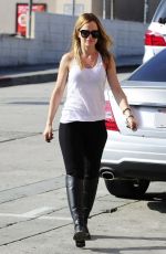MENA SUVARI Arrives at a Store in West Hollywood