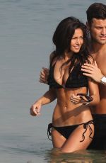 MICHELLE KEEGAN in Bikini and Mark Wright at a Beach in Dubai